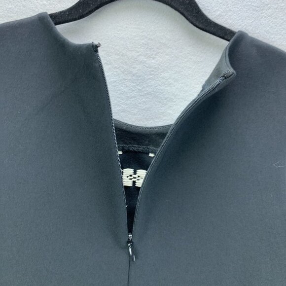 Madewell‎ Top Womens Small Black Sleeveless Embroidered Stretch Back Zip - Picture 7 of 13